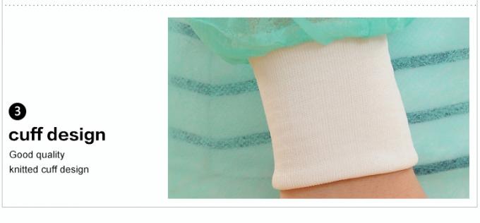 Harga pabrik penggunaan tunggal gaun isolasi non woven dengan manset rajutan