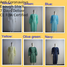 Gaun Operasi Disposable Non Woven Multicolor Dengan Lengan Panjang