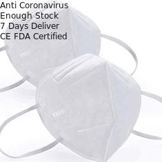 Masker Wajah Anti Polusi Lipat 3D KN95, Masker Keselamatan Filter Udara 4-Lapisan