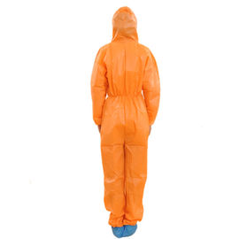 Cina Anti Dust / Paint Non Woven Lab Coat Ukuran S-3XL Dengan Kantong Tersedia perusahaan