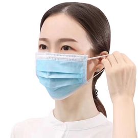 Masker Mulut Debu Sekali Pakai Sempurna Non Woven 3 Lapisan Masker Wajah Antibakteri